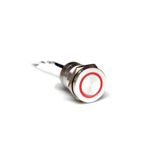 Bulgin Capacitive Switch Latching NO,Illuminated, IP68 Stainless Steel - MC19LOSGR product image