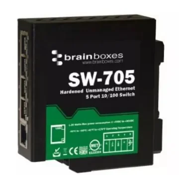 Brainboxes Ethernet Switch - SW-705 product image