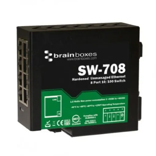 Brainboxes Ethernet Switch - SW-708 product image