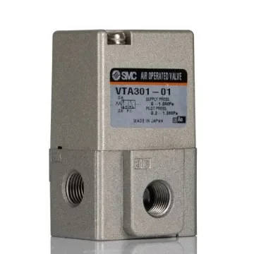SMC 3/2 Pneumatic Control Valve - Spring/Pilot Rc 1/8 VTA301 Series - VTA301-01 product image