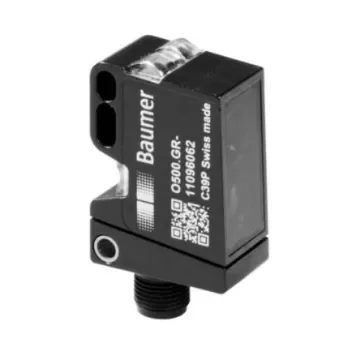 Baumer Retroreflective Photoelectric Sensor, Block Sensor, 8 mm Detection Range - O500.RP-GW1B.72O product image
