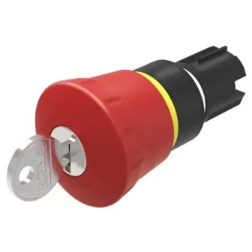 EAO 45 Series, Key Release, Emergency Stop Push Button Head - 45-2C35.1920.110 product image