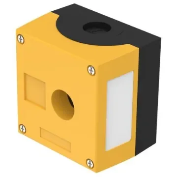 EAO Yellow Plastic 45 Enclosure - 1 Hole 22.3mm Diameter - 45-410.1401 product image