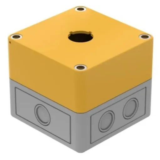 EAO Grey Plastic 4 Enclosure - 1 Hole 22.3mm Diameter - 704.945.0 product image