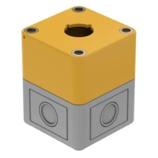 EAO Grey Plastic 4 Enclosure - 1 Hole 22.3mm Diameter - 704.945.7 product image