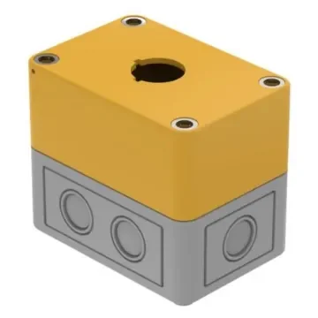 EAO Grey Plastic 4 Enclosure - 1 Hole 22.3mm Diameter - 704.945.8 product image