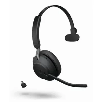 Jabra Evolve2 65 Black Wireless Bluetooth On Ear Headset - 26599-899-899 product image