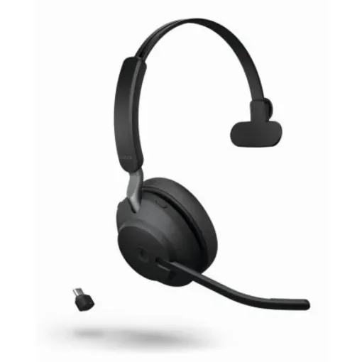 Jabra Evolve2 65 Black Wireless Bluetooth On Ear Headset - 26599-899-899 product image