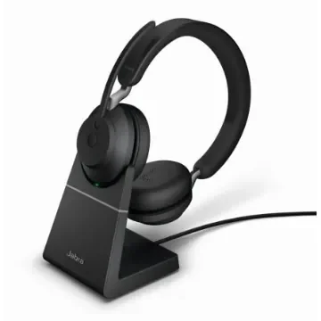 Jabra Evolve2 65 Black Wireless Bluetooth On Ear Headset - 26599-989-889 product image