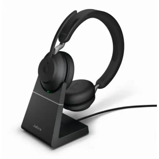 Jabra Evolve2 65 Black Wireless Bluetooth On Ear Headset - 26599-989-889 product image