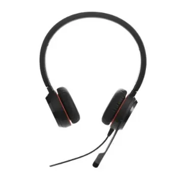 Jabra Evolve 20SE UC Stereo Black Wired USB A On Ear Headset - 4999-829-409 product image
