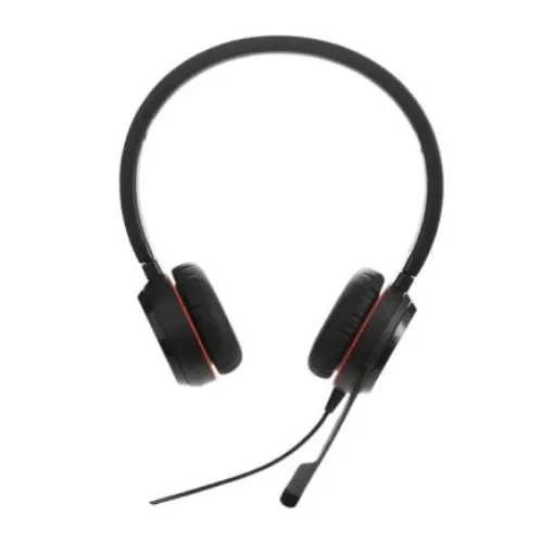 Jabra Evolve 20SE UC Stereo Black Wired USB A On Ear Headset - 4999-829-409 product image