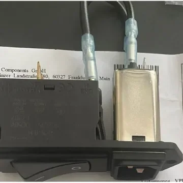 ETA Thermal Circuit Breaker - 3120-N 2 Pole 50 V DC, 240 V AC Voltage Rating, 15A Current Rating - 3120-N526-P7T1-W01D-15A-A04011511M product image