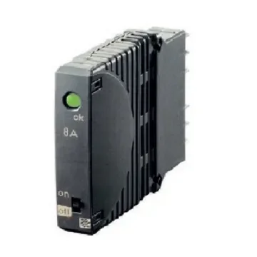 ETA ESX10 Electronic Circuit breaker 16A 24V ESX10, 1 channels , Plug-In Mounting - ESX10-100-DC24V-16A-E product image