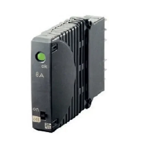 ETA ESX10 Electronic Circuit breaker 16A 24V ESX10, 1 channels , Plug-In Mounting - ESX10-100-DC24V-16A-E product image