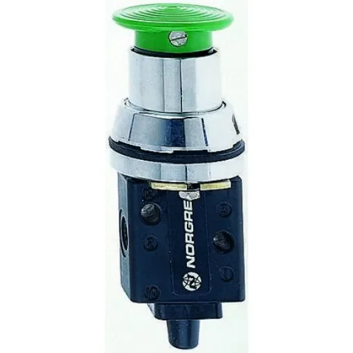 Norgren Push Button 3/2 Pneumatic Manual Control Valve 03 Series, G 1/8, 1/8in, III B - 03036802RS product image