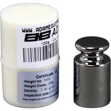 Adam Equipment Co Ltd 100g Calibration Weight With UKAS Calibration - F1 100G +UKAS CALIBRATION product image