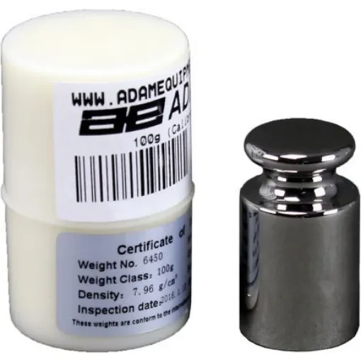 Adam Equipment Co Ltd 100g Calibration Weight With UKAS Calibration - F1 100G +UKAS CALIBRATION product image