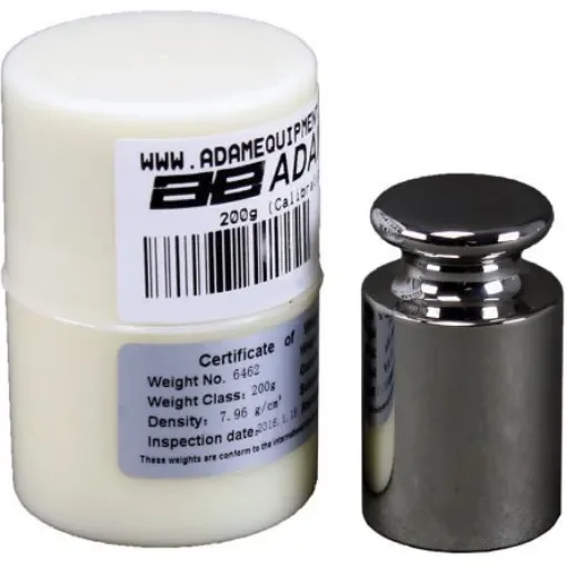Adam Equipment Co Ltd 200g Calibration Weight With UKAS Calibration - F1 200G +UKAS CALIBRATION product image