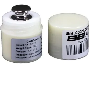 Adam Equipment Co Ltd 50g Calibration Weight With UKAS Calibration - F1 50G +UKAS CALIBRATION product image