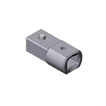 SAM DP-241 Series Square Square Reducer, 45 x 17 mm, 9 x 12 mm, 14 x 18 mm Insert, Satin Finish product image