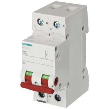 Siemens 2P Pole Isolator Switch - 100A Maximum Current - 5TL1291-1 product image