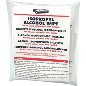 MG Chemicals 824-W Wet Isopropanol Wipes, Pack of 50 - 824-WX50 product image