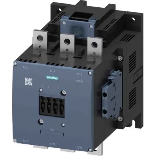 Siemens SIRIUS Size S12, 3RT1 Contactor, 240 V ac Coil, 3-Pole, 500 A, 250 kW, 2NO + 2NC, 400 V - 3RT1076-6AP36 product image