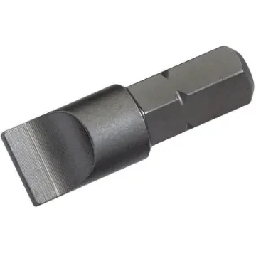 SAM Slotted Screwdriver Bit, 5/16 in Tip, 5/16 in Drive, Square Drive, 35 mm Overall - E-214-F13 product image
