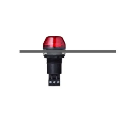 AUER Signal IBS Series Red Multiple Effect Beacon, 12 V ac/dc, Base Mount, Panel Mount, LED Bulb, IP65 - 800502404 product image
