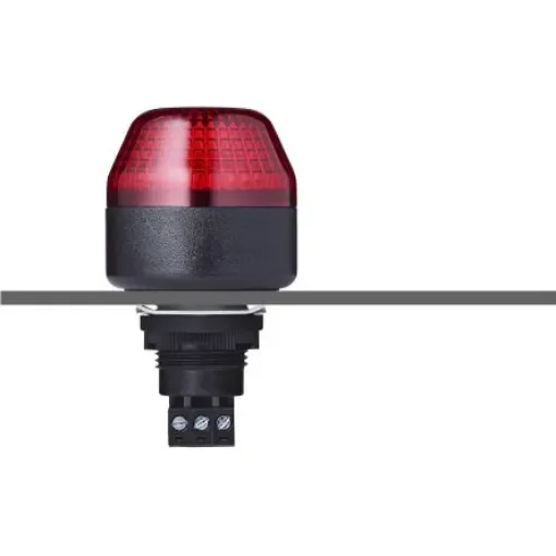 AUER Signal IBM Series Red Multiple Effect Beacon, 230-240 V ac, Base Mount, Panel Mount, LED Bulb, IP65 - 801502313 product image