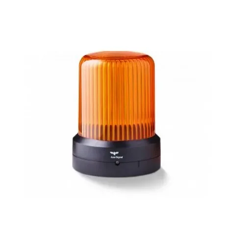 AUER Signal RDMHP Series Amber Dimming, Flashing, Pulsating, Rotating, Steady, Strobe Beacon, 110-240 V ac, Base Mount, - 850521313RBL product image
