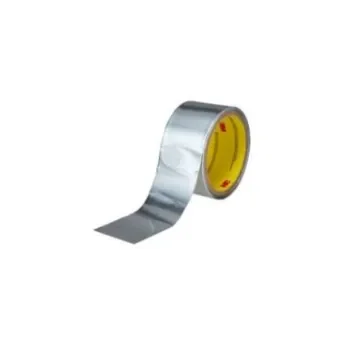 3M 425 Non-Conductive Aluminium Tape, 50mm x 10m - 425 50x10 product image