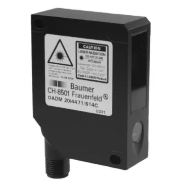 Baumer Distance Photoelectric Sensor, Block Sensor, 50 mm Detection Range - OADM 20I5540/S14C product image