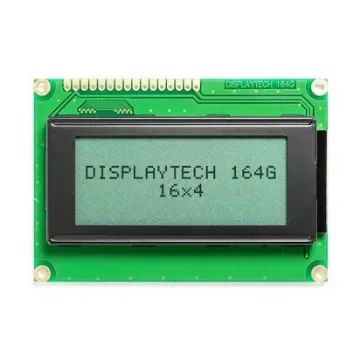 Displaytech 164G FC BW-3LP 164G Alphanumeric LCD Display, White on, Transflective product image