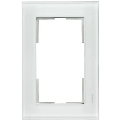 Siemens White 2 Gang Frame - 5TG1206-1 product image