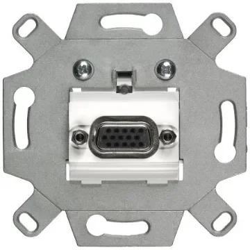 Siemens 1 Way Female VGA Audio & Video Faceplate - 5TG2021-0 product image