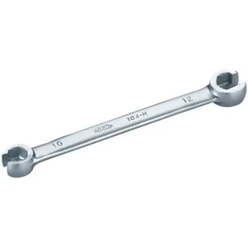 SAM Ring Wrench, 143 mm Overall, 14 x 16mm Jaw Capacity, Full Polish Handle - 104-H-14X16 product image