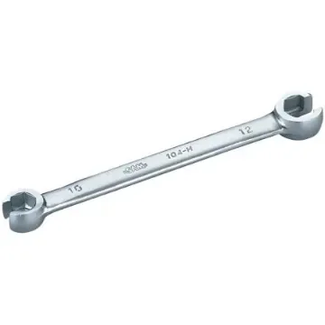 SAM Ring Wrench, 162 mm Overall, 17 x 19mm Jaw Capacity, Full Polish Handle - 104-H-17X19 product image