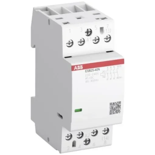 ABB ESB25-40N-03 ESB Contactor, 48 V Coil, 4-Pole, 25 A, 17.3 kW, 4NO, 400 V ac - 1SAE231111R0340 product image