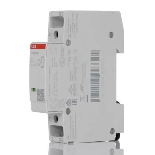 ABB ESB20-11N-01 ESB Contactor, 24 V Coil, 2-Pole, 20 A, 4.6 kW, 1NO + 1NC - 1SBE121111R0111 product image