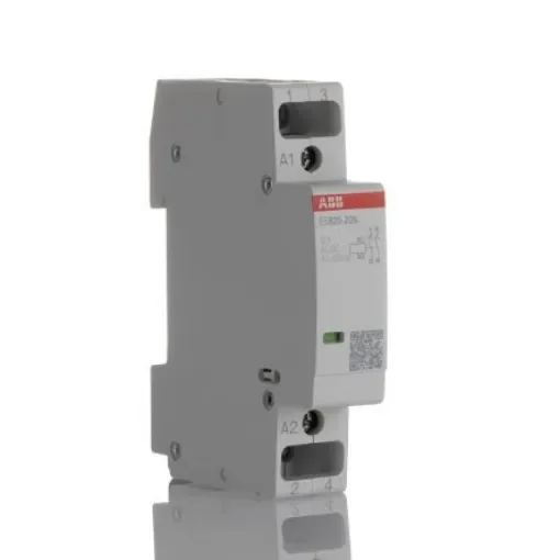 ABB ESB20-20N-14 ESB Contactor, 12 V ac/dc Coil, 2-Pole, 20 A, 4.6 kW, 2NO - 1SBE121111R1420 product image
