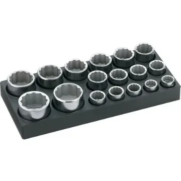SAM 17-Piece Imperial 1/3 and 3/4 in Standard Socket Set, 6 point - 78-C17M product image