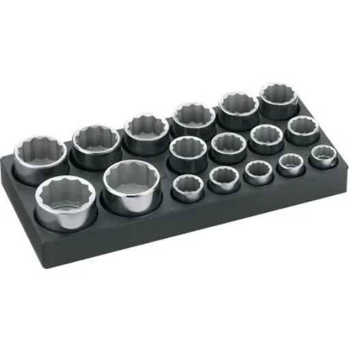 SAM 17-Piece Imperial 1/3 and 3/4 in Standard Socket Set, 6 point - 78-C17M product image