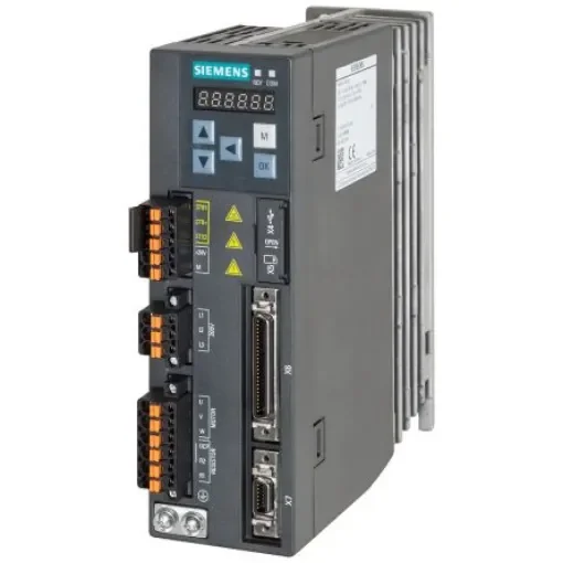 Siemens 0.4 kW Servo Drive, 200 - 240 V, 1 Phase, 7.8 A, 240 V - 6SL3210-5FB10-4UA1 product image