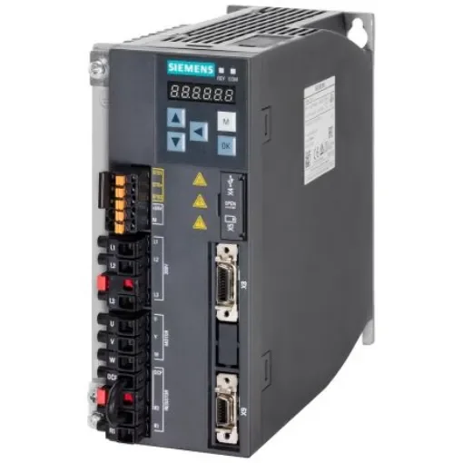 Siemens 0.75 kW Servo Drive, 200 - 240 V, 1 Phase, 14.1 A, 240 V - 6SL3210-5FB10-8UF0 product image