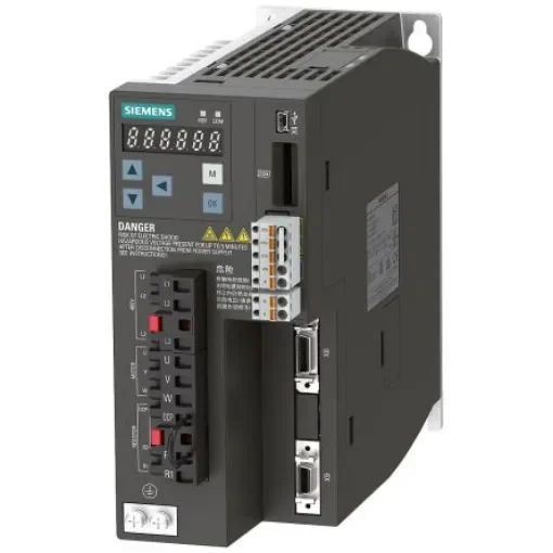 Siemens 0.75 kW Servo Drive, 380 - 480 V, 3 Phase, 6.3 A, 480 V - 6SL3210-5FE10-8UF0 product image