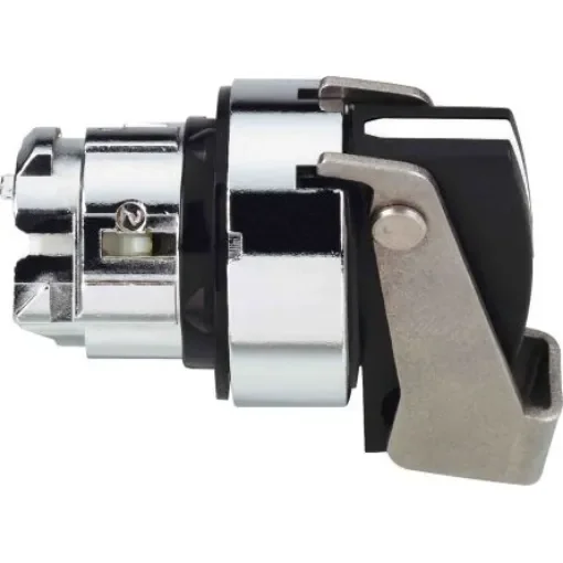 Schneider Electric ZB4 Series 3 Position Selector Switch Head, 22mm Cutout, Black Handle - ZB4BJ397 product image