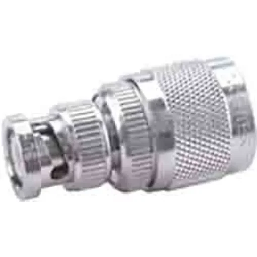 Huber+Suhner Straight RF Adapter BNC Plug to N Plug 4GHz - 32_BNC-N-50-1/133_UE product image