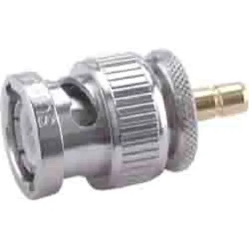 Huber+Suhner Straight RF Adapter BNC Plug to SMB Socket 4GHz - 33_BNC-SMB-50-2/1--_UE product image